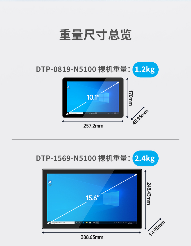 10.1/15.6/21.5寸工業(yè)平板電腦,IP65防護,10點電容觸控屏,DTP-1569-N5100.jpg